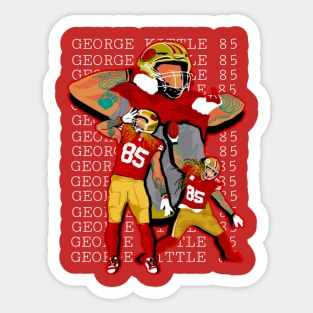 George kittle 85 - Red Sticker